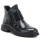 Damen-Ankle-Boots aus Lackleder, grün, M.Daszyński MR2501