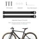 3. Rockbros 33210010001 vorderes Fahrradregal für Fahrradgabel – schwarz