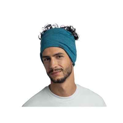 4. BUFF MERINO LIGHTWEIGHT SOLID SOLID TEAL Bandana