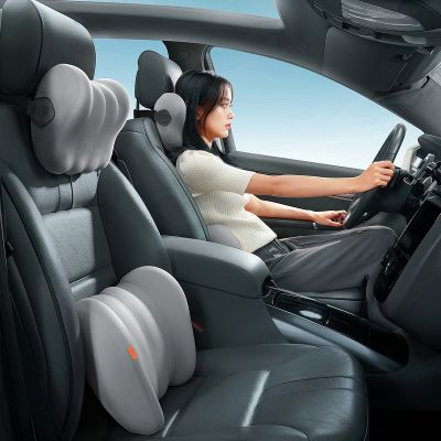 10. Baseus ComfortRide Auto-Kopfstützenkissen – Grau