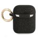 2. Guess GUA2SGGEK AirPods Cover schwarz/schwarzer Silikon-Glitter