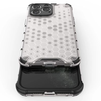 8. Wabenhülle für iPhone 14 Pro Max gepanzerte Hybridhülle blau