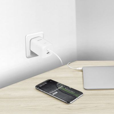 9. DICOTA D32186 Ladegerät für mobile Geräte (Laptop, Smartphone, Tablet) Weiß AC Schnellladung Intern