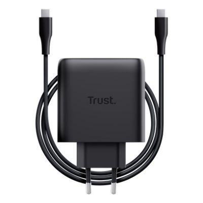 3. TRUST Ladegerät schwarz MAXO GaN 65W 2x USB-C