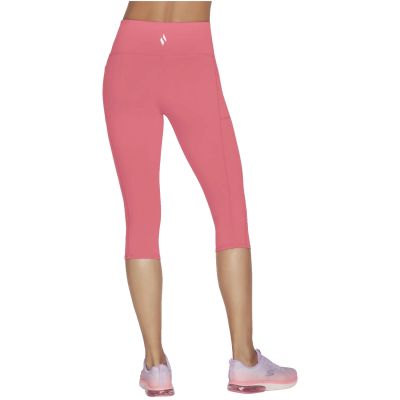 2. Skechers Go Walk Capri-Shorts mit hoher Taille W2CP2-RDBL Rot XS