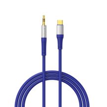 Orico AXC-02 USB-C-auf-3,5-mm-Klinken-Audiokabel, 20 cm – blau