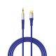 Orico AXC-02 USB-C-auf-3,5-mm-Klinken-Audiokabel, 20 cm – blau