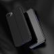 3. Transparente Schutzhülle für iPhone 16e / 17e (Klappcover) – Schwarz