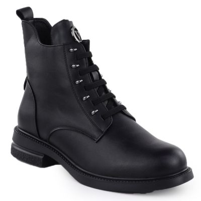 Schwarze Damen-Stiefeletten Vinceza 26-58578