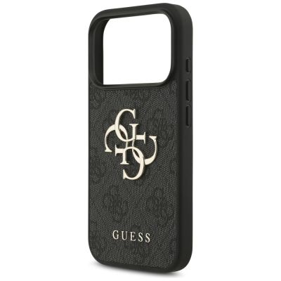 6. Guess 4G Big Logo Case für iPhone 17 Pro - Schwarz