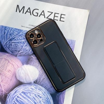 3. Neu Kickstand Case iPhone 12 Hülle mit Ständer schwarz