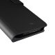 6. Puro Wallet Abnehmbare MagSafe 2in1 Öko-Lederhülle mit Klappe und Geldbörse für iPhone 16 Pro – Schwarz