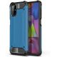 Hybrid Armor robuste TPU/PC Panzer Handyhülle Hard Case für Samsung Galaxy M51 blau