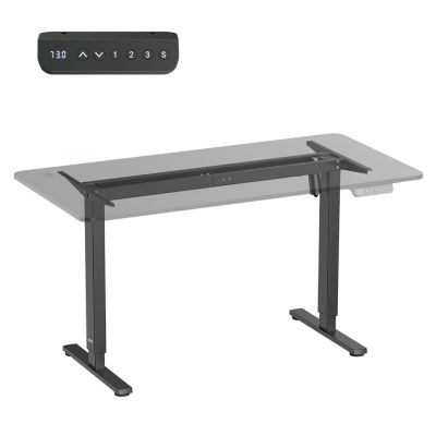 13. ERGO OFFICE ELEKTRISCHER SCHREIBTISCH, HÖHENVERSTELLBAR BIS 1160 MM, MAX. 80 KG, OHNE TISCHPLATTE, FÜR ARBEIT IM SITZEN UND STEHEN, SCHWARZ ER-400 B