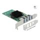 3. Entsperrt PCI Express x4 auf 4 externe Karten
