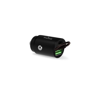3. Puro Mini 30W Power Delivery USB-C USB-A Autoladegerät – Schwarz
