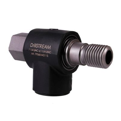 Drilsteam-Adapter mit 1 1/4 UNC (Eingang) auf 1 1/4 UNC (Ausgang) Gewinde