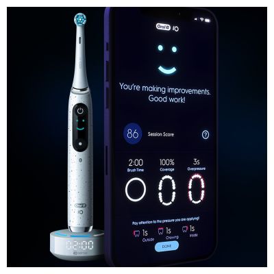 23. Oral-B iO Series 10 Stardust White Zahnbürste