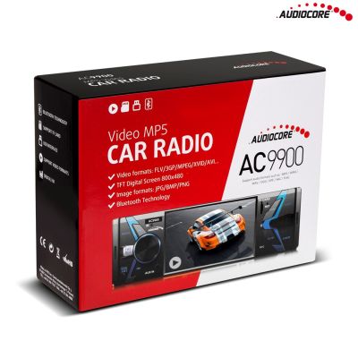 11. AUDIOCORE AC9900 Autoradio (USB, USB + AUX, USB + AUX + SD-Karten)