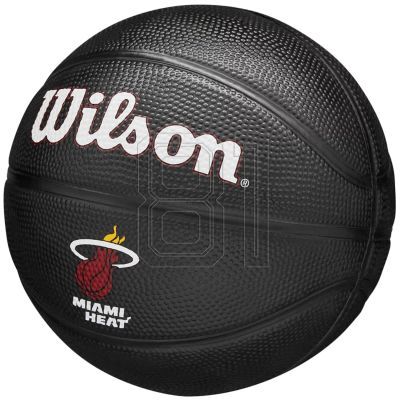 3. Wilson Team Tribute Miami Heat Mini Ball Jr Basketball WZ4017607XB