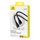 10. Baseus Pudding Series USB-C-Kabel – USB-C 100 W 1,2 m – Schwarz