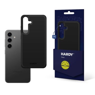 3mk Hardy Android Seidenleder MagCase für Samsung Galaxy S24+ - Schwarz