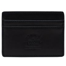 Herschel Charlie RFID-Geldbörse aus Leder, 11146-00001, Schwarz, Einheitsgröße