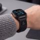 7. Tech-Protect Nylon Elite Armband für Apple Watch 44 / 45 / 46 / 49 mm – Schwarz-Orange