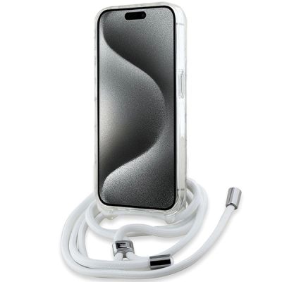 4. Karl Lagerfeld IML Choupette Head&Cord MagSafe Hülle für iPhone 15 Pro Max – transparent