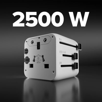 3. SBS TEADAPTUNI Universal-Reiseadapter – weiß
