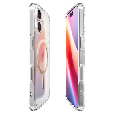 5. Spigen Ultra Hybrid MagSafe Case für iPhone 17 - Transparent Gold