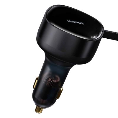 2. Autoladegerät 2in1 33W 2x USB C (männlich) Baseus Enjoyment - Schwarz