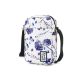 2. XS-SCHULTERTASCHE 181CPR751-72 OFF WHITE BLAUES BLUMENMUSTER