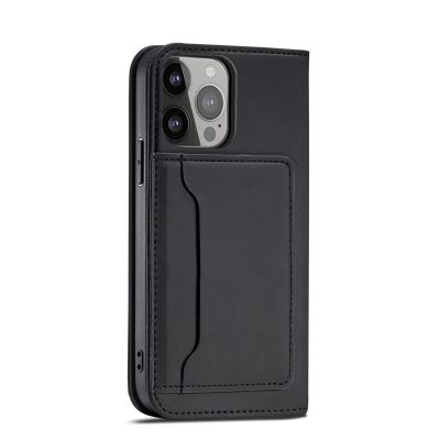 11. Magnetkartenetui für Samsung Galaxy S23 Ultra Flip Cover Wallet Stand schwarz