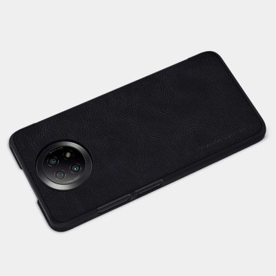 18. Nillkin Qin Lederholsterhülle für Xiaomi Redmi Note 9T 5G braun
