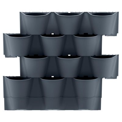 26. Vertikales Gartenblumenbeet, hängend, Anthrazit