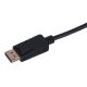 3. SAVIO CL-56 Kabel (DisplayPort M - HDMI Typ A; 1,5 m; schwarz)