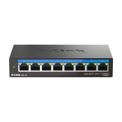 2. D-Link 8-Port Multi-Gigabit 2.5G Desktop-Switch - Unmanaged - L2 - 2.5G Ethernet (100/1000/2500)