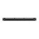 3. Patchpanel mit 24 Ports, 1 HE, 19 Zoll, Kategorie 6A UTP, mit Kabelorganisator, schwarz, LANBERG