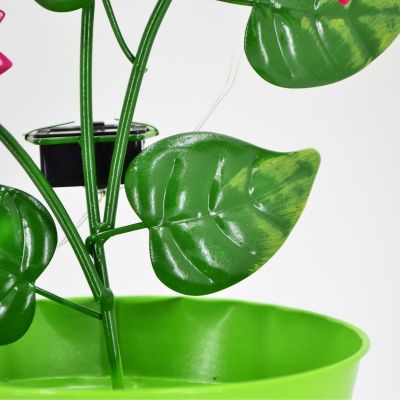 3. SOLARLAMPE SONNENBLUMEN IM GRÜNEN BLUMENTOPF