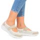 18. Bequeme Rieker W RKR575A Lochmusterschuhe, beige