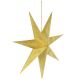 3. Dekorativer Papierstern, 60 cm, Gold