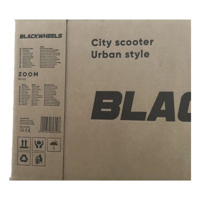 10. Blackwheels Zoom Classic Scooter für Erwachsene, Schwarz, Mint