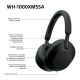 7. SONY WH-1000XM5SA Schwarze kabellose Kopfhörer