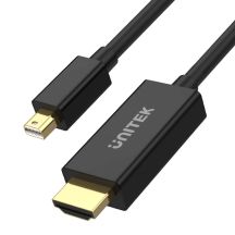 UNITEK Adapter MiniDP - HDMI, 4K@30Hz, 2m Kabel