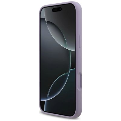 5. Karl Lagerfeld Silicone Karl&Choupette Ring MagSafe Hülle für iPhone 18 Pro Max / 17 Pro Max – Lila