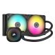 Corsair iCUE LINK TITAN RX RGB All-in-One-Flüssigkeitskühler für Prozessoren, 14 cm, Schwarz, 1 Stück.