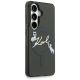 4. Karl Lagerfeld IML KC Script MagSafe Hülle für Samsung Galaxy S26 - Schwarz