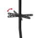 8. MACLEAN Boden-TV-Ständer, max. 32–70 Zoll, VESA 400 x 400, max. 40 kg, MC-494
