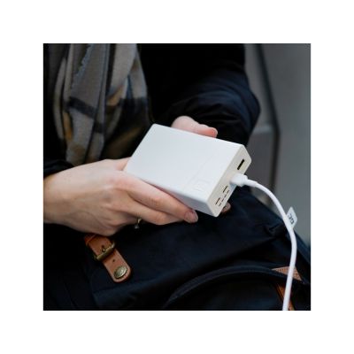5. GREEN CELL POWERBANK POWERPLAY 20S WEISS 20000 mAh 22,5 W 3x USB-C PD 1x USB-A